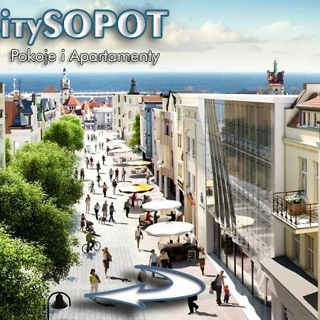 City Sopot Pokoje I Apartamenty Na Deptaku ภายนอก รูปภาพ